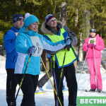 Семейная спартакиада: эстафеты, лыжи