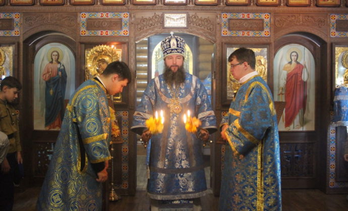 Евгений, епископ Нижнетагильский и Невьянский, визит в Лесной