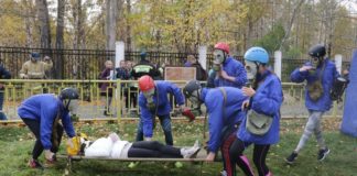 Соревнования "Спасатель" г. Лесной