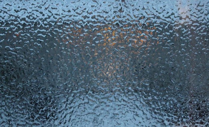 стекло, лед, ноябрь, замерзшее окно