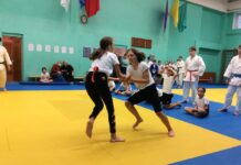 В рамках школьной лиги дзюдо