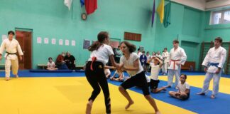 В рамках школьной лиги дзюдо