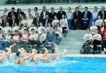 Дворец водных видов спорта открыт