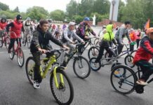 Лесной вышел крутить педали