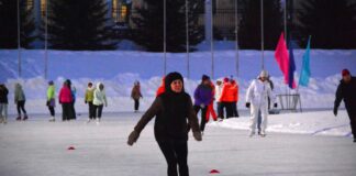 Спартакиада комбината: конькобежный спорт