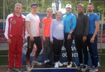 Соревнуются огнеборцы