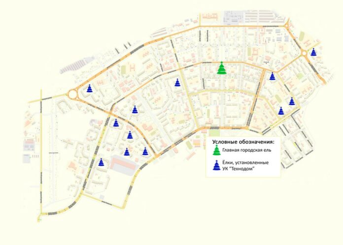 карта елки 2026