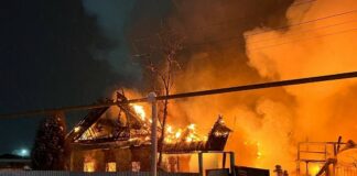 Неосторожное обращение с огнём привело к крупному пожару на Фурманова