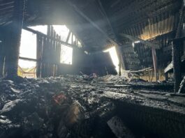 В садах под посёлком Горным сгорел дом из-за неисправной печи