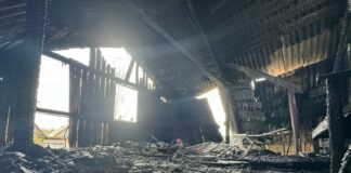 В садах под посёлком Горным сгорел дом из-за неисправной печи