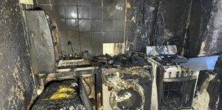 Ночной пожар на улице Победы: обошлось без жертв