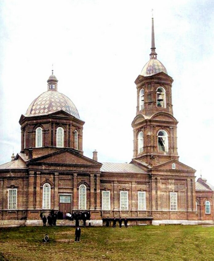 Храм Святителя Николая в посёлке Ёлкино. 1913 год.